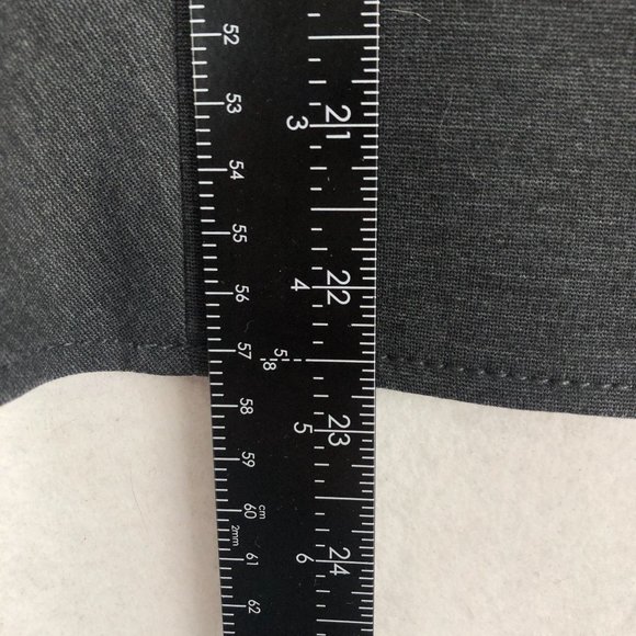 Tahari ASL Women's Size 6 Petite Grey Full Zip Long Sleeve Collarless Jacket - Picture 5 of 8